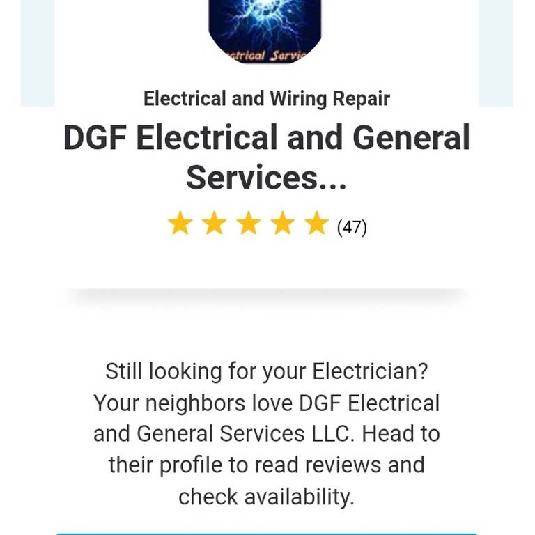 DGF Electrical and General Services LLC Logo