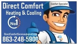 Direct Comfort Heating & Cooling Logo