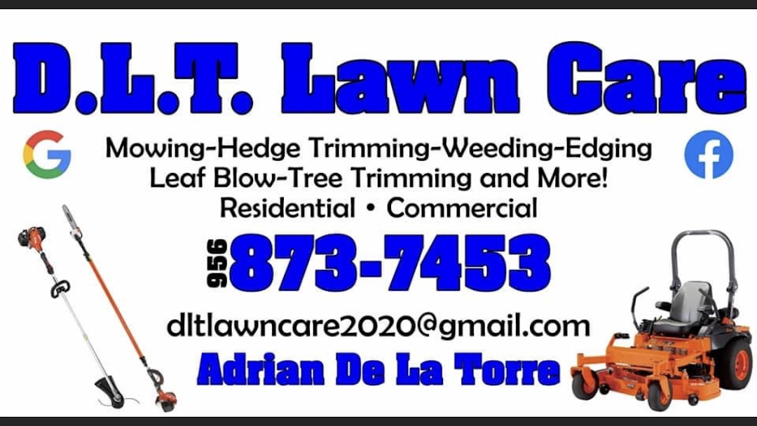 DLT Lawn Care Logo