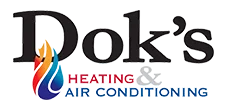 Dok's Heating And Air Conditioning Logo