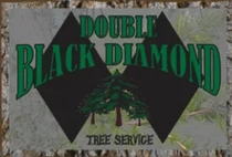 Double Black Diamond Tree Services Logo