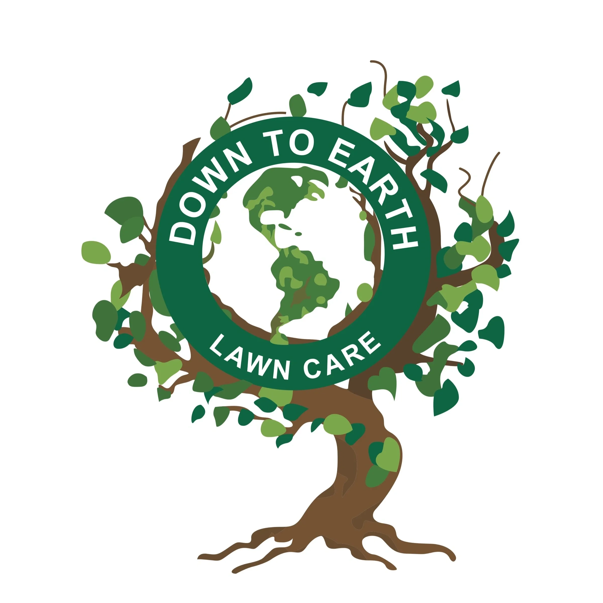 Down To Earth Lawn Care Logo