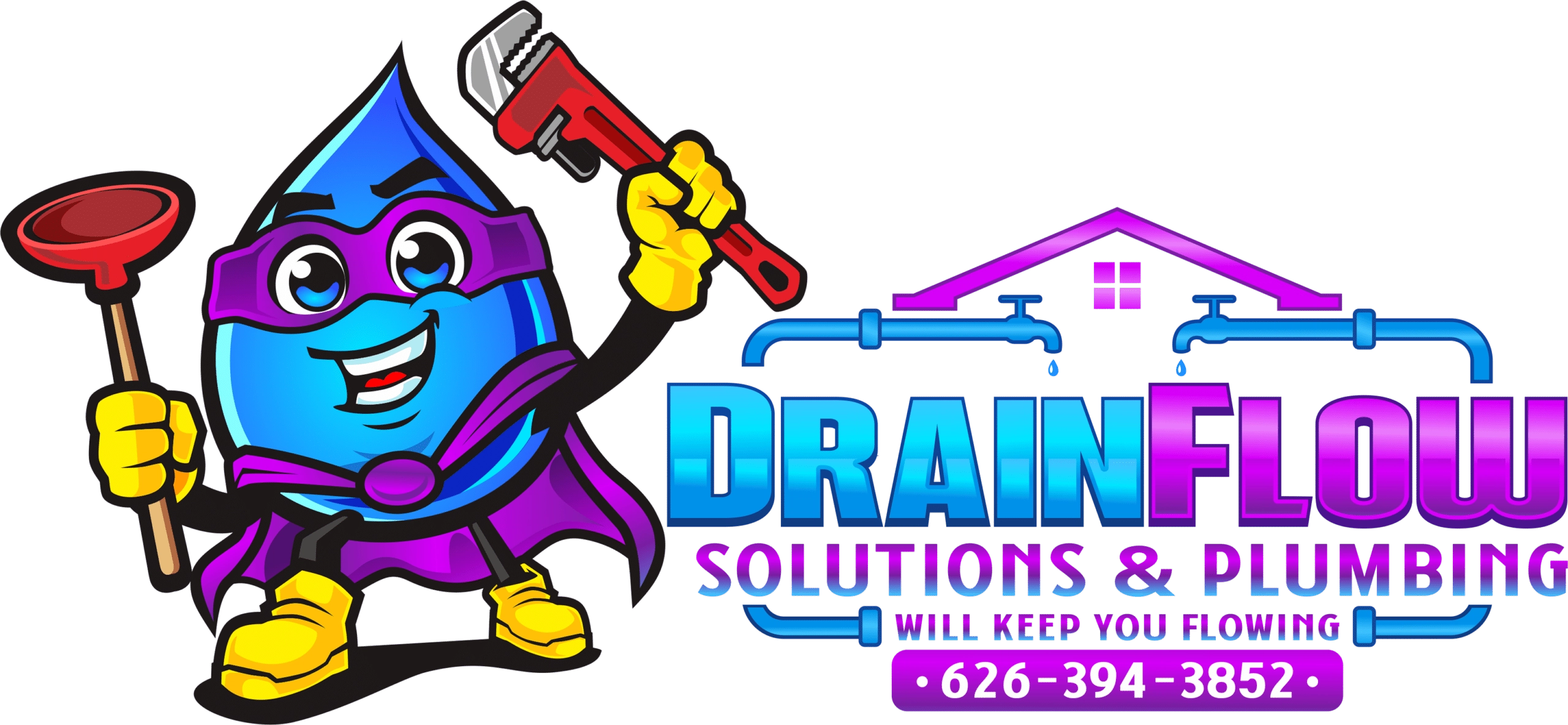 Drainflow Solutions & Plumbing Logo