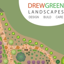 DrewGreen Lawn & Landscape Logo