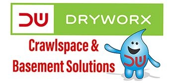 DryWorx Crawlspace & Basement Waterproofing Logo