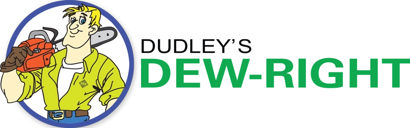 Dudley's Dew-Right Tree & Mulch Logo
