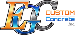 E G Custom Concrete Inc. Logo