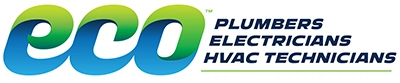 Eco Plumbers, Electricians, and HVAC Technicians Logo