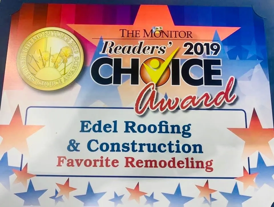 EDEL Roofing and Construction Inc. Logo