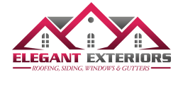 Elegant Exteriors, LLC Roofing Siding Windows & Gutters Logo
