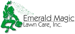 Emerald Magic Lawn Care Logo