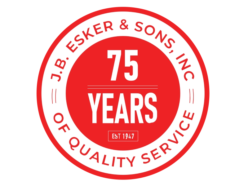 Esker J B & Sons Concrete Construction Logo