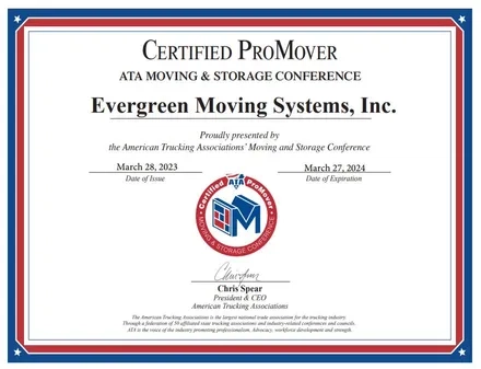 Evergreen Moving Systems, Inc. Logo