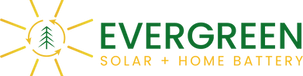 Evergreen Solar and Home Battery Logo