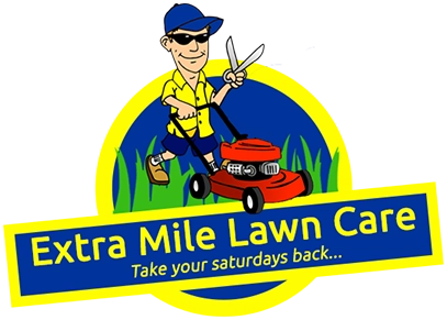Extra Mile Lawn Care Logo