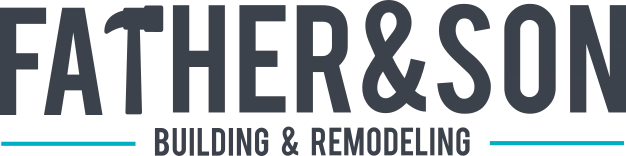 Father and Son Building and Remodeling Logo