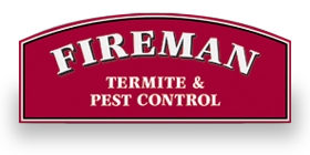 Fireman Termite & Pest Control Logo
