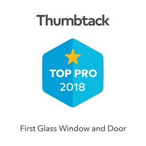 First Glass Window and Door Logo