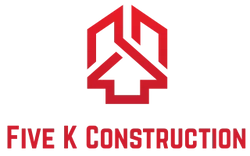 ✅ Five K Construction Roofing & Remodeling Logo
