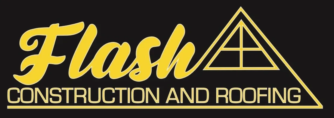 Flash Construction And Roofing Logo