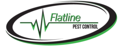 Flatline pest control Logo