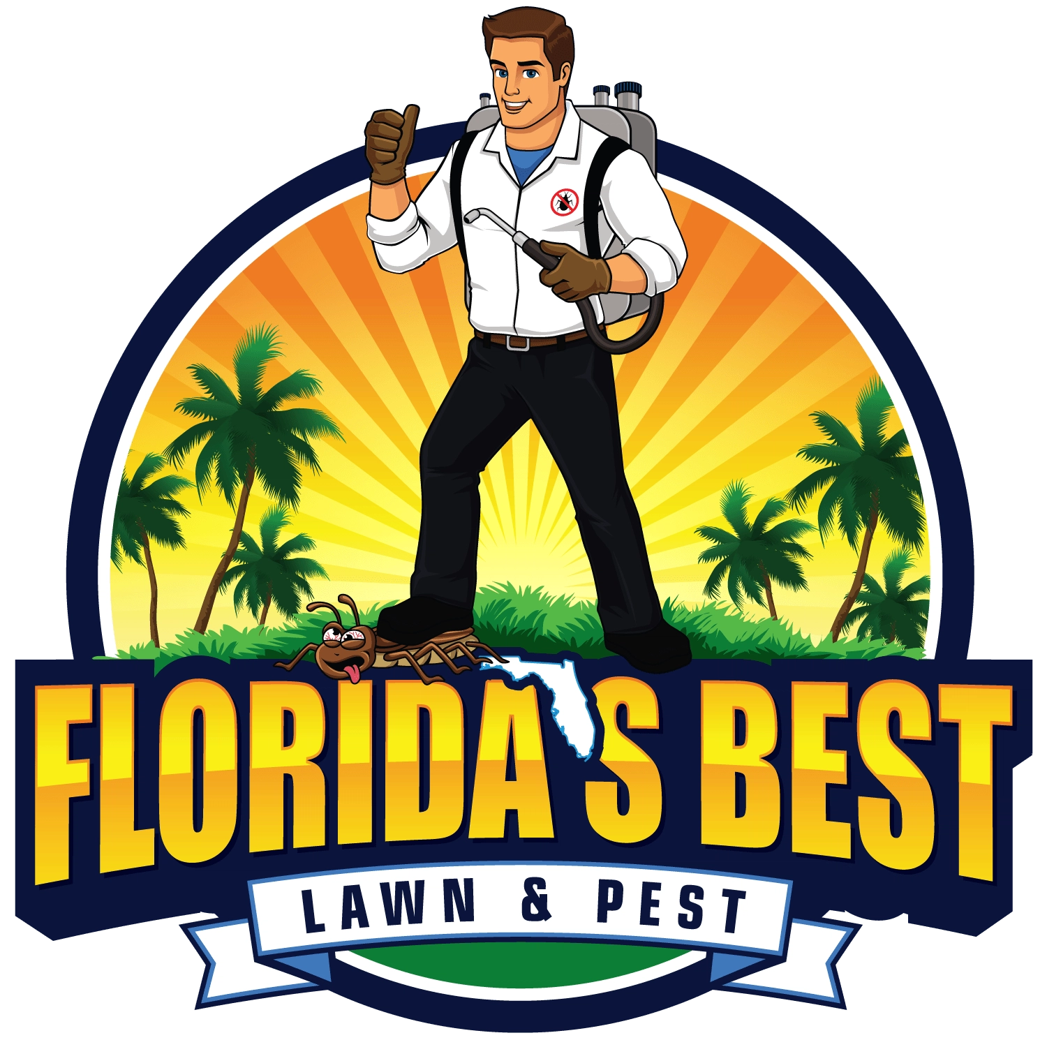 Florida's Best Lawn And Pest Logo