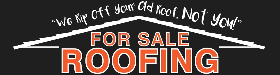For Sale Roofing Logo