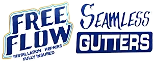 Free Flow Seamless Gutters Logo