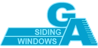 GA Siding, Windows & Roofing Logo