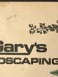Gary's Landscaping Logo