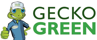 Gecko Green Lawn Care & Pest Control Logo