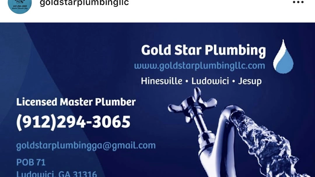 Gold Star Plumbing Logo