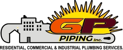 GP Piping. Monterey Plumbing Services/Sewer & Repipe Specialist Logo
