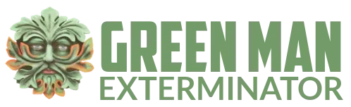 Green Man Exterminator Logo