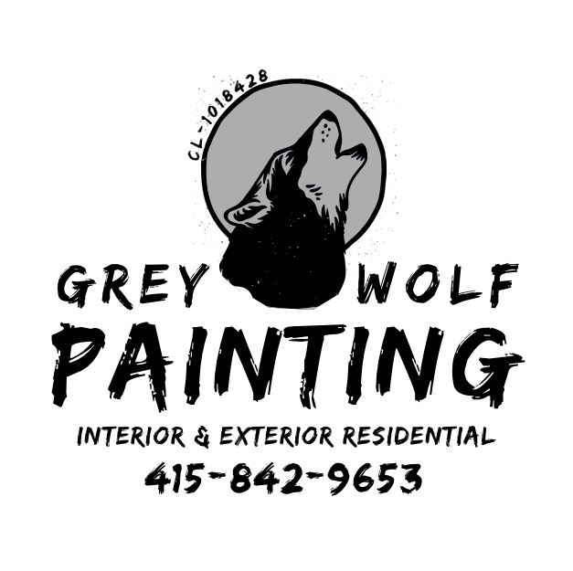 Grey Wolf Painting Logo