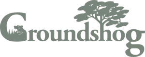 Groundshog Landscaping Logo