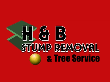 H & B Stump Removal & Tree Services Logo