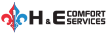 H & E Comfort Services Logo
