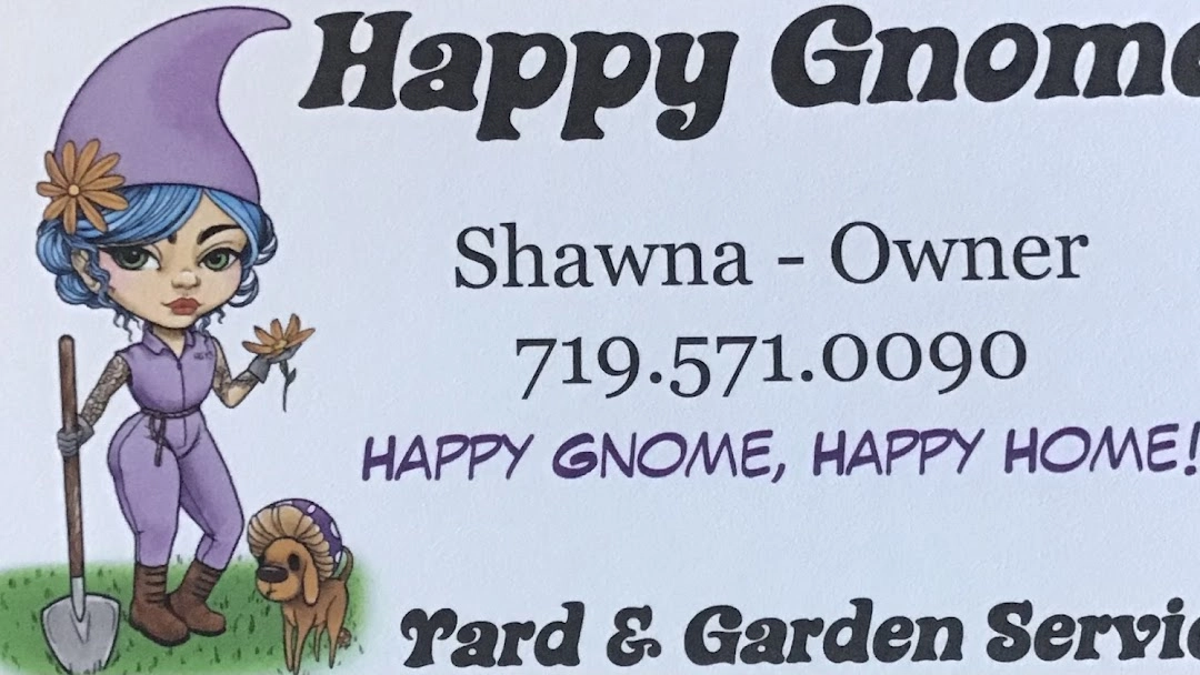 Happy Gnome Yard and Garden Service Logo