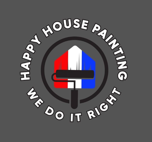 Happy House Painting Logo