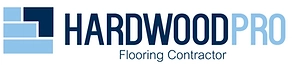 Hardwood Pro Flooring Contractor Logo