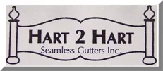Hart Two Hart Seamless Gutters Logo