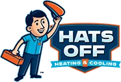 Hats Off Heating & Cooling Logo