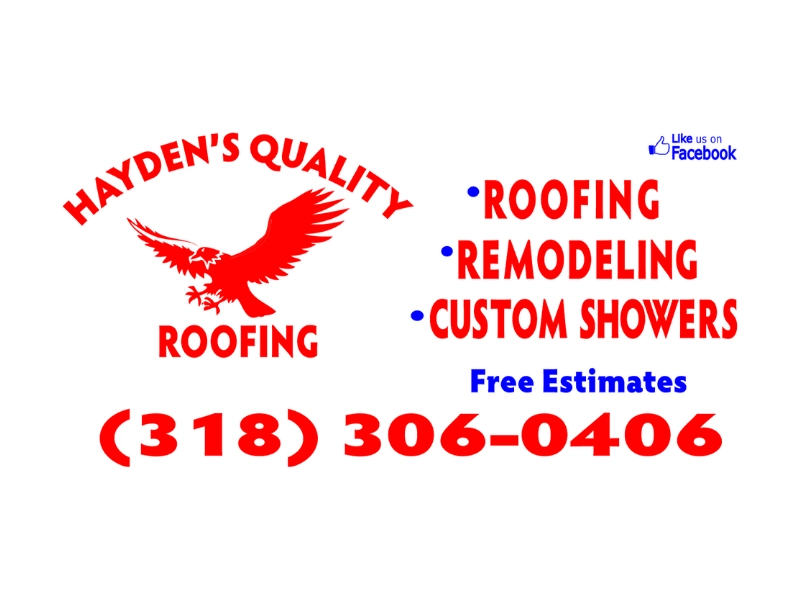 Hayden's Quality Roofing & Custom Showers/Remodeling Logo