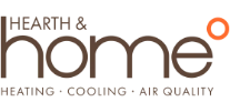 Hearth and Home, Inc. Heating & Cooling Logo