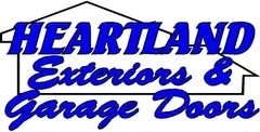 Heartland Exteriors & Garage Doors Logo