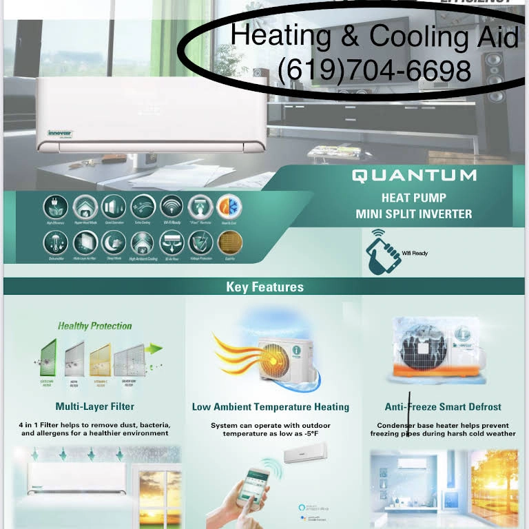 Heating & Cooling Aid Logo