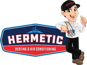 Hermetic Heating & Air Conditioning Logo