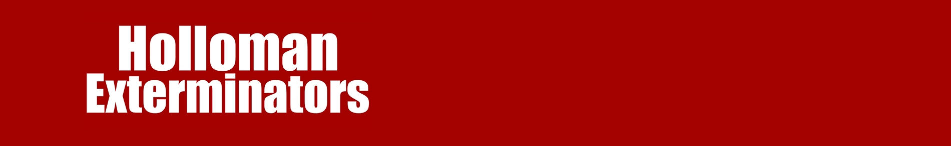 Holloman Exterminators Logo