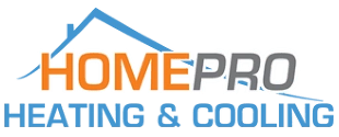 HomePro Heating and Cooling Logo